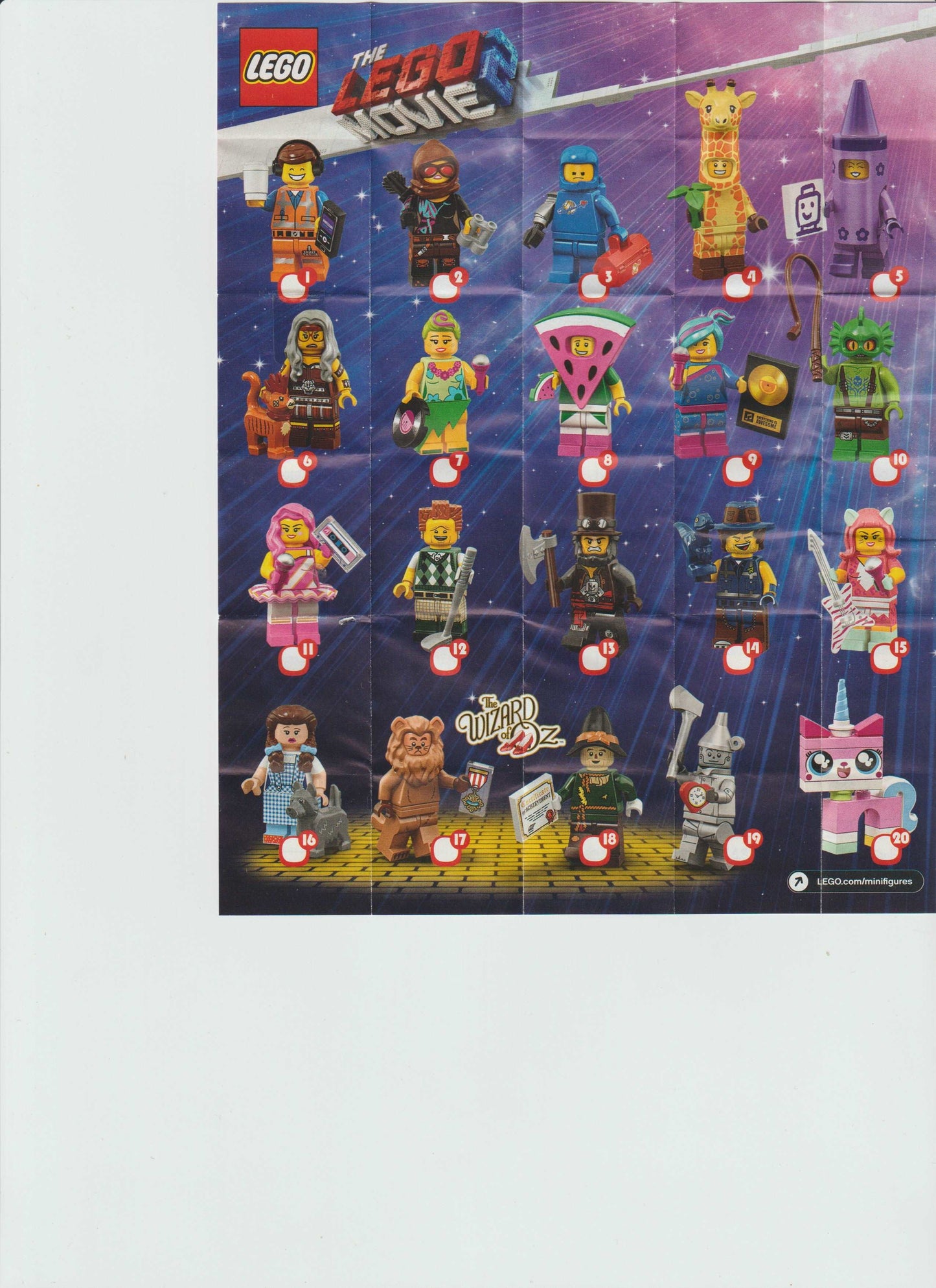 LEGO® „The LEGO Movie 2“ # 71023 Minifiguren Serie zum wählen NEU mit OVP