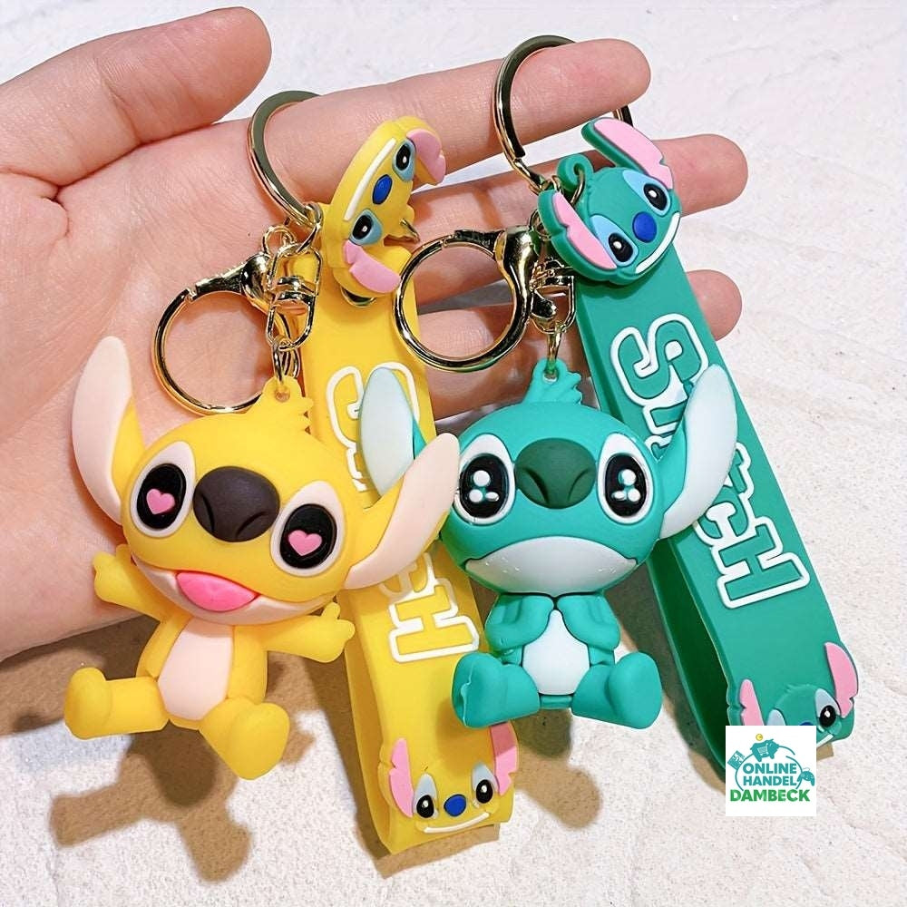 Entzückende Weihnachtsgeschenke Für Mädchen, Lilo & Stitch Schlüsselanhänger, Perfekter Anhänger Für Rucksacktasche