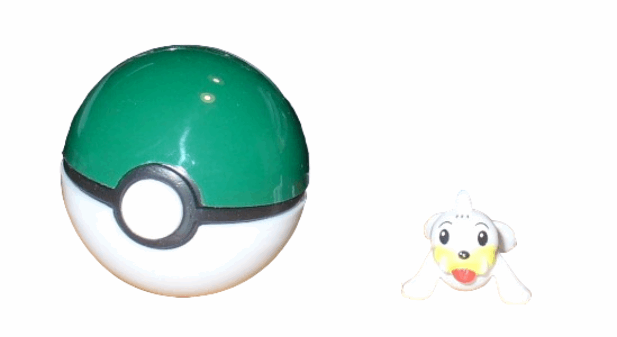 1 Pokemon Ball 4 cm + Pokemonster 2-4 cm Auswahl Geschenk Spielzeug Sammeln Kinder - # 1 Jurob - Pokebälle