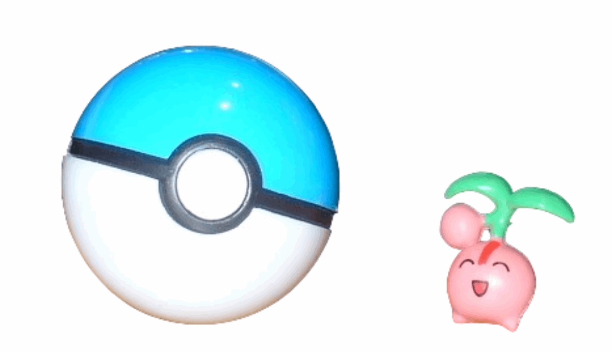 1 Pokemon Ball 4 cm + Pokemonster 2-4 cm Auswahl Geschenk Spielzeug Sammeln Kinder - # 1 Kikugi - Pokebälle