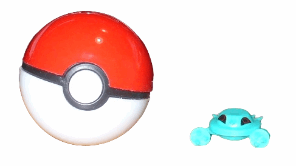 1 Pokemon Ball 4 cm + Pokemonster 2-4 cm Auswahl Geschenk Spielzeug Sammeln Kinder - # 1 Metang - Pokebälle