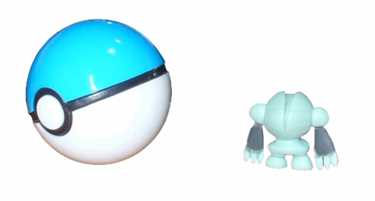 1 Pokemon Ball 4 cm + Pokemonster 2-4 cm Auswahl Geschenk Spielzeug Sammeln Kinder - # 1 Registeel - Pokebälle