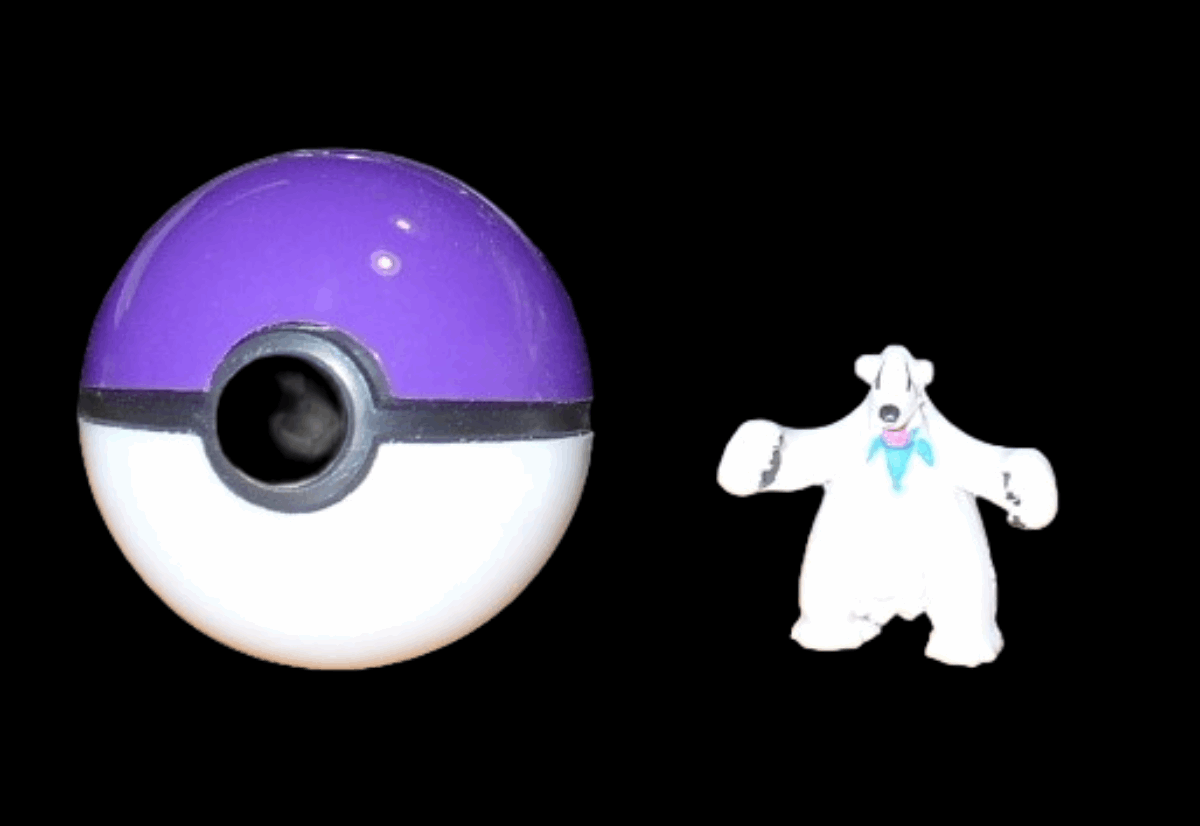 1 Pokemon Ball 4 cm + Pokemonster 2-4 cm Auswahl Geschenk Spielzeug Sammeln Kinder - # 1 Siberio - Pokebälle