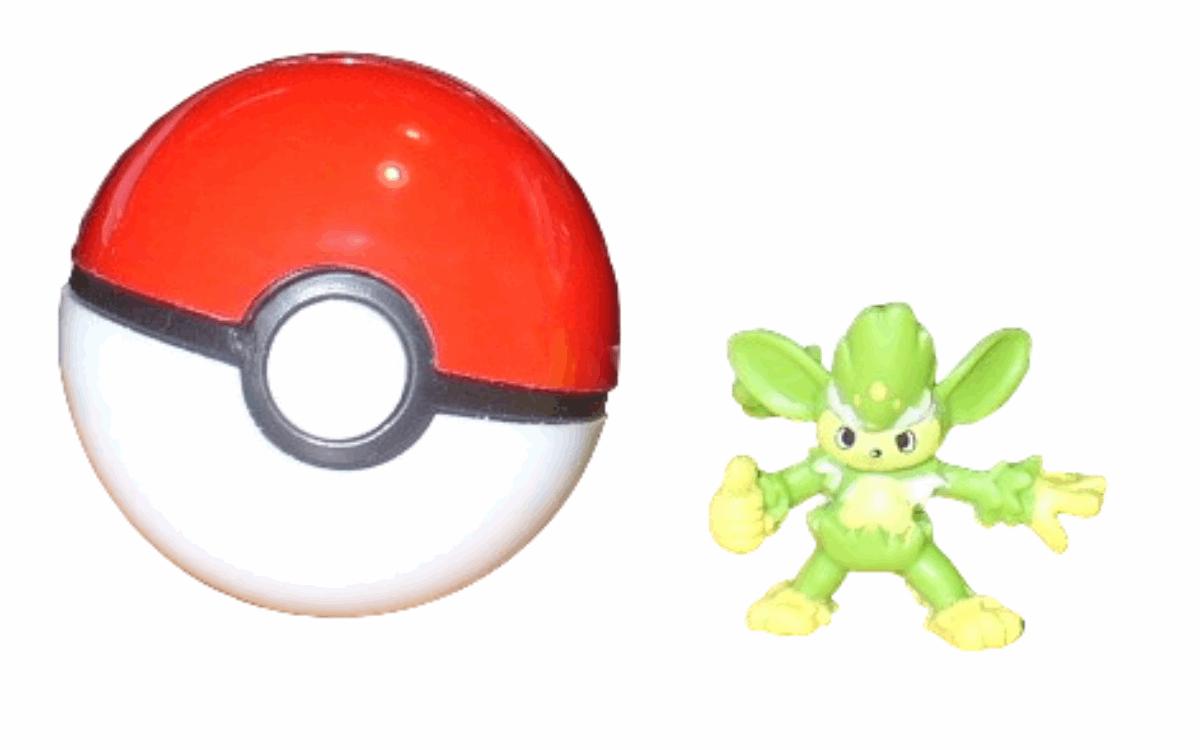 1 Pokemon Ball 4 cm + Pokemonster 2-4 cm Auswahl Geschenk Spielzeug Sammeln Kinder - # 1 Vegimak - Pokebälle
