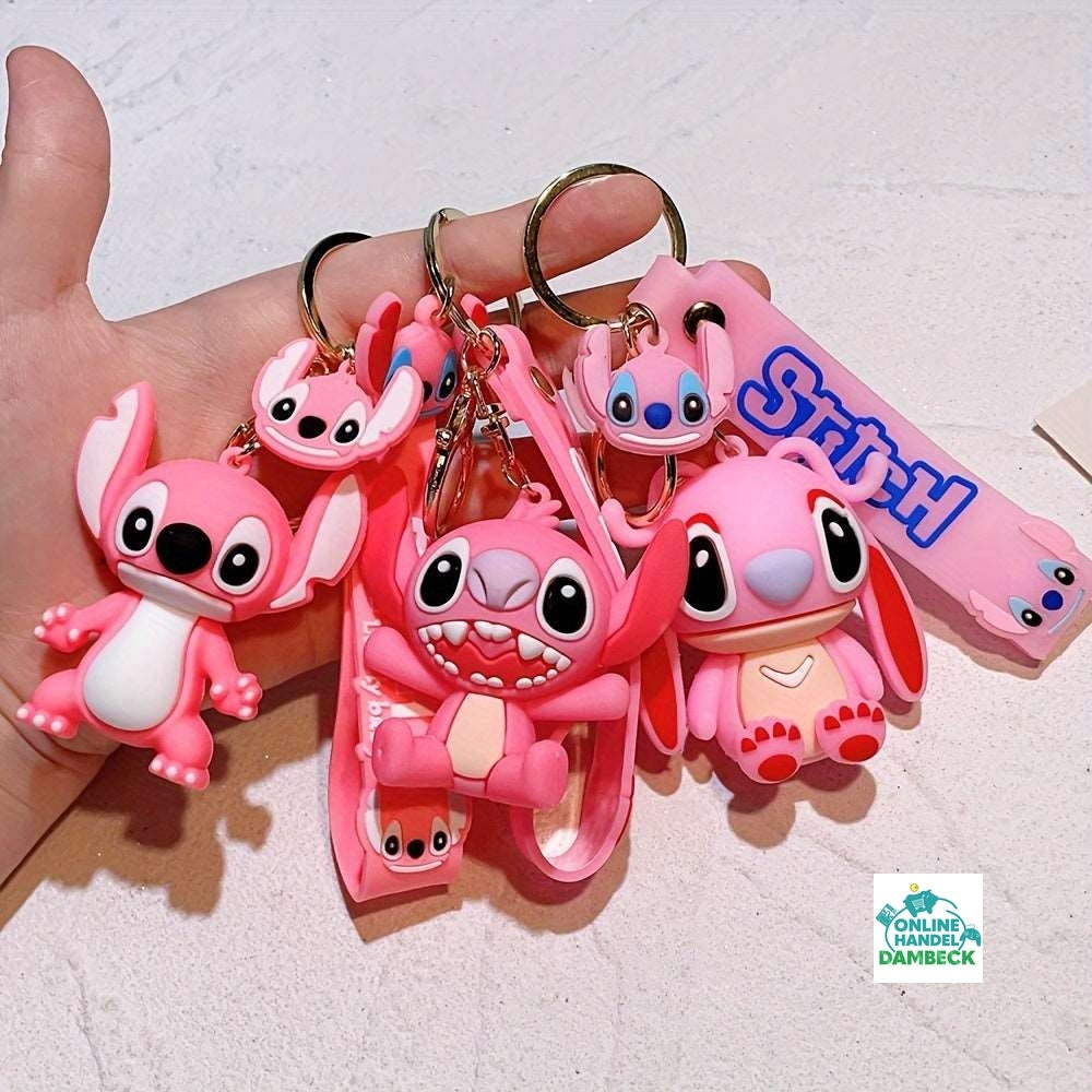 Entzückende Weihnachtsgeschenke Für Mädchen, Lilo & Stitch Schlüsselanhänger, Perfekter Anhänger Für Rucksacktasche