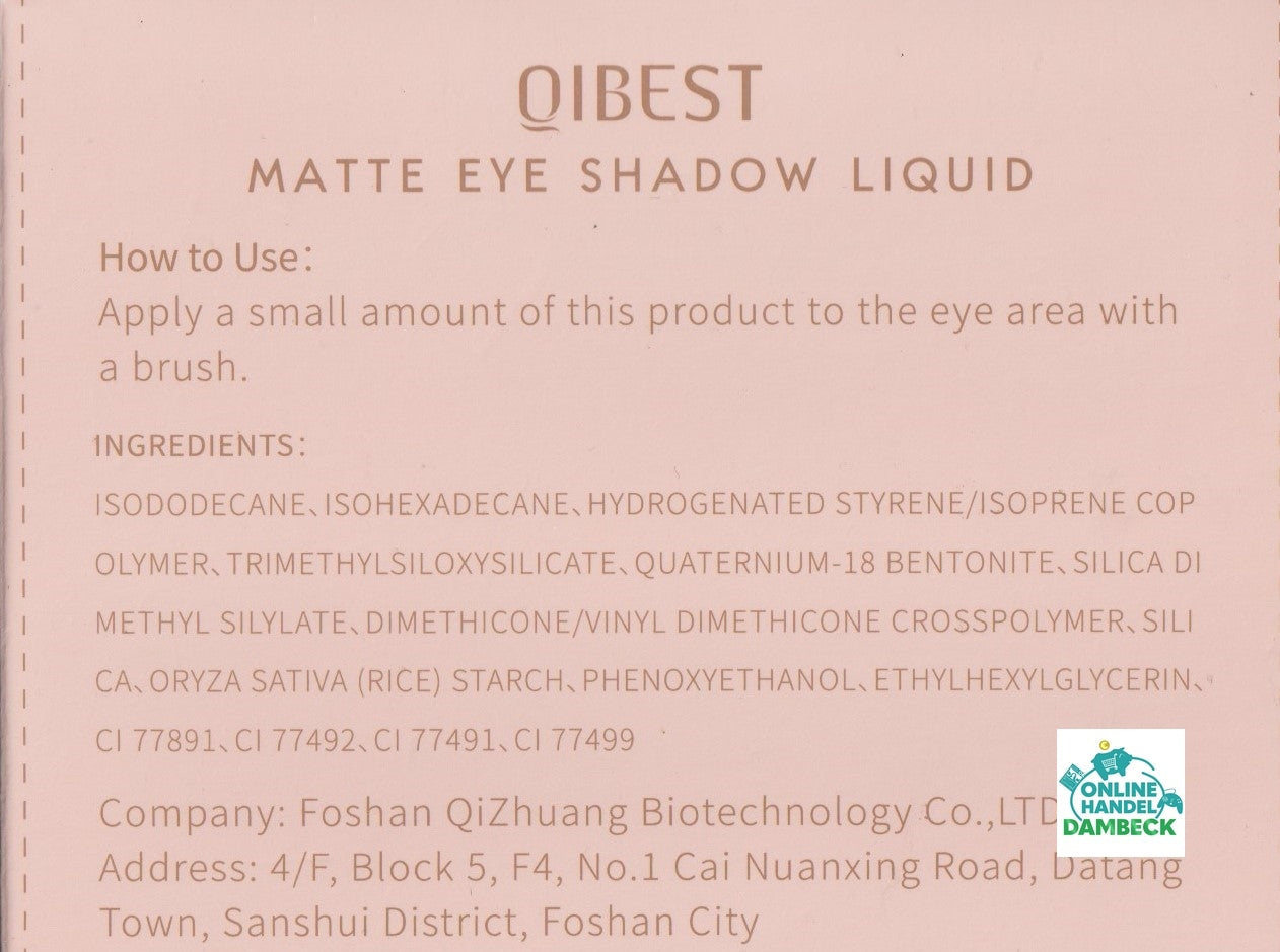 Matte flüssiger Lidschatten 05 hell ocker