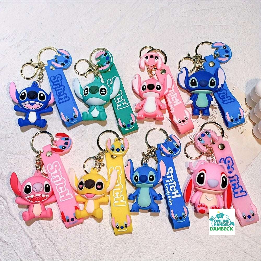 Entzückende Weihnachtsgeschenke Für Mädchen, Lilo & Stitch Schlüsselanhänger, Perfekter Anhänger Für Rucksacktasche