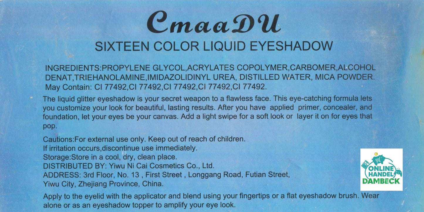 Cmaa DU flüssiger Lidschatten 06 braun-orange