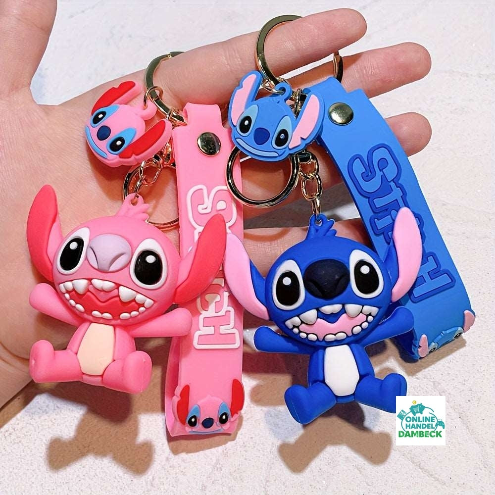 Entzückende Weihnachtsgeschenke Für Mädchen, Lilo & Stitch Schlüsselanhänger, Perfekter Anhänger Für Rucksacktasche