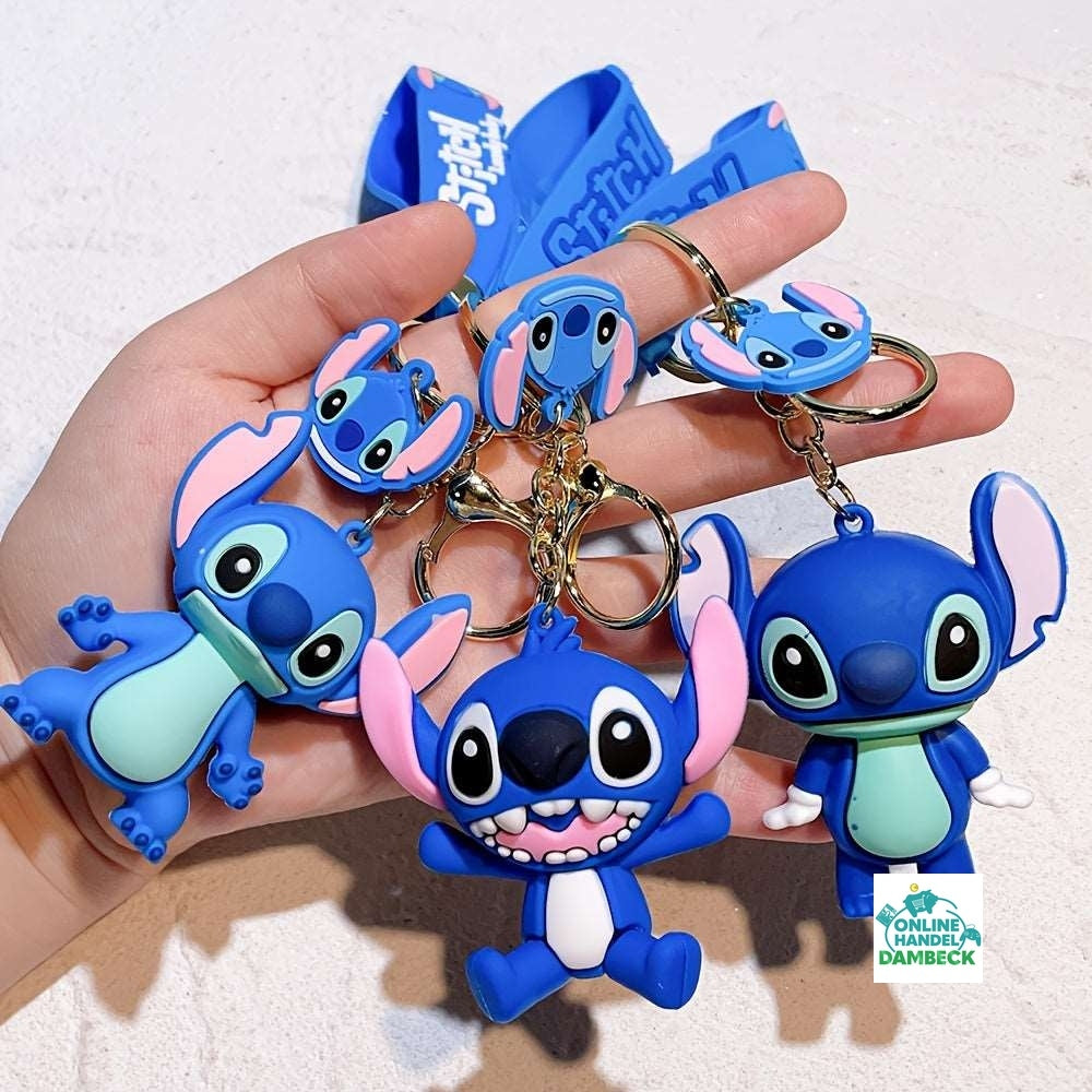 Entzückende Weihnachtsgeschenke Für Mädchen, Lilo & Stitch Schlüsselanhänger, Perfekter Anhänger Für Rucksacktasche