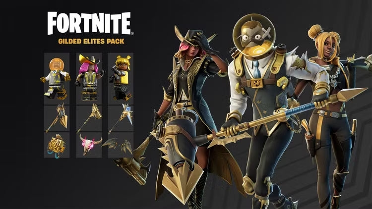 VPN Aktivirung Argentinien Fortnite - Gilded Elites Pack DLC XBOX One / Xbox Series X|S CD Key