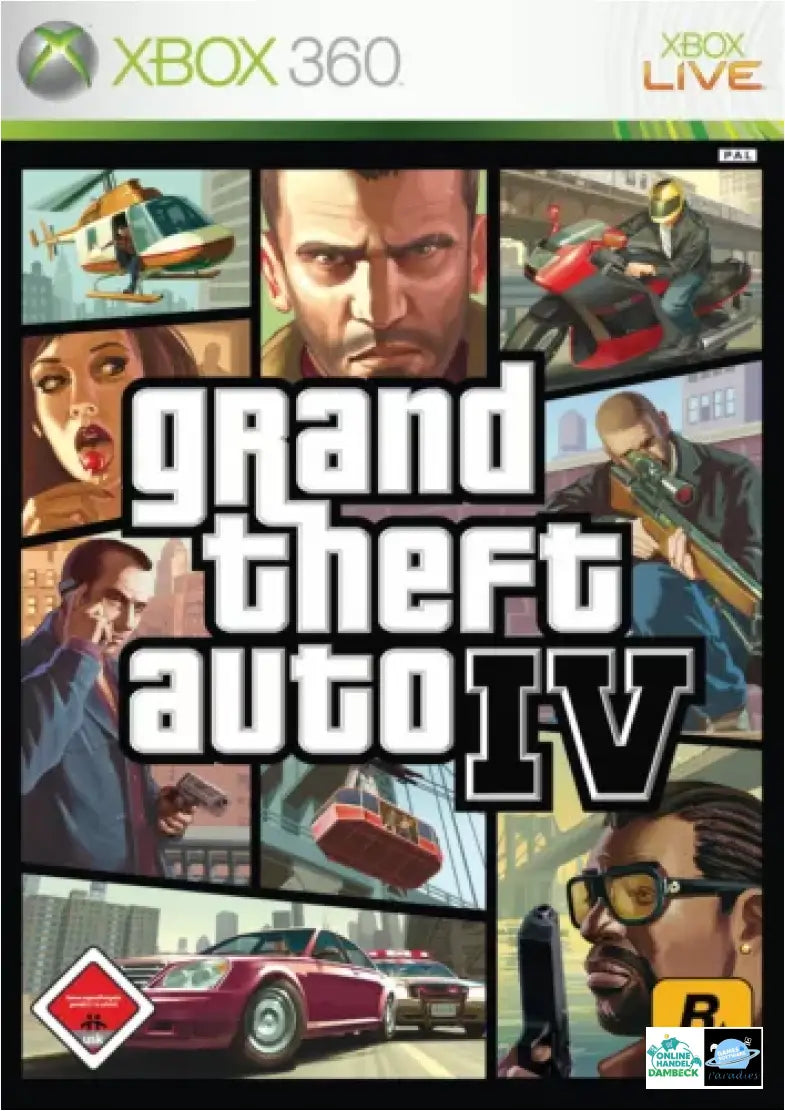 Grand Theft Auto IV – Xbox 360 - Spiele ab 18 Jahre