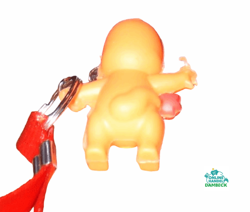 Pokemon Schlüsselanhänger einseitig bedruckt(Glumanda # 3)