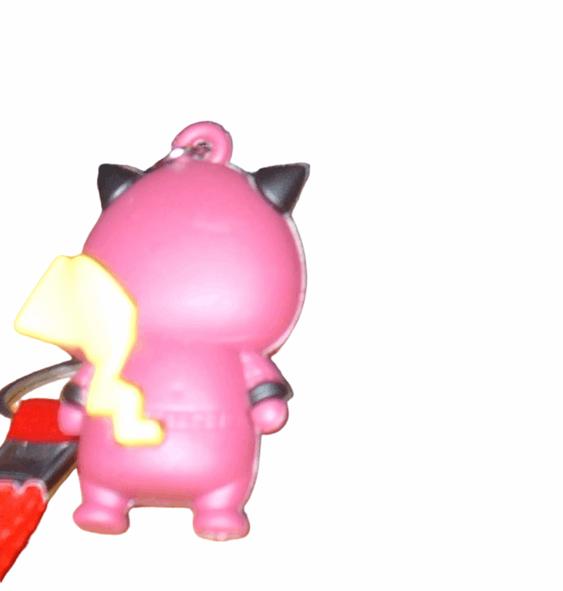 Pokemon Schlüsselanhänger einseitig bedruckt(Pikachu # 17)