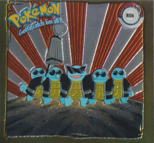 Pokemon Action Flipz Series One, Original, R 06 Schiggy