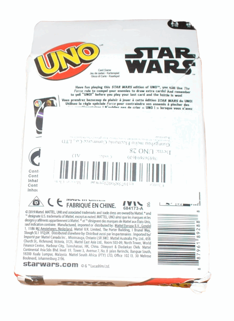 UNO Kartenspiel/Gesellschaftsspiel (UNO Star Wars)