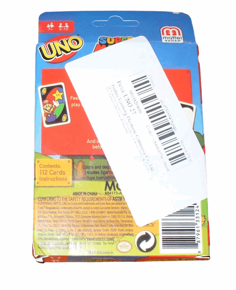 UNO Kartenspiel/Gesellschaftsspiel (UNO Super Maio)
