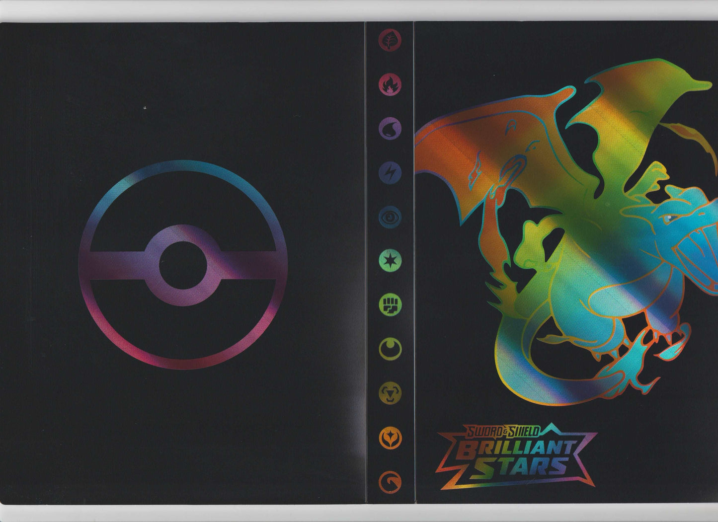 Pokemon Sammelalbum für 240 Karten Portfolio 4-Pocket Sammelkarten Heft Ordner(Glurak # 3) - Kartenaufbewahrung