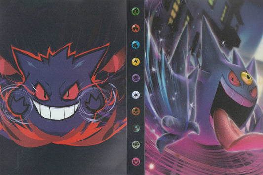 Pokemon Sammelalbum für 240 Karten Portfolio 4-Pocket Sammelkarten Heft Ordner(Gengar # 1) - Kartenaufbewahrung