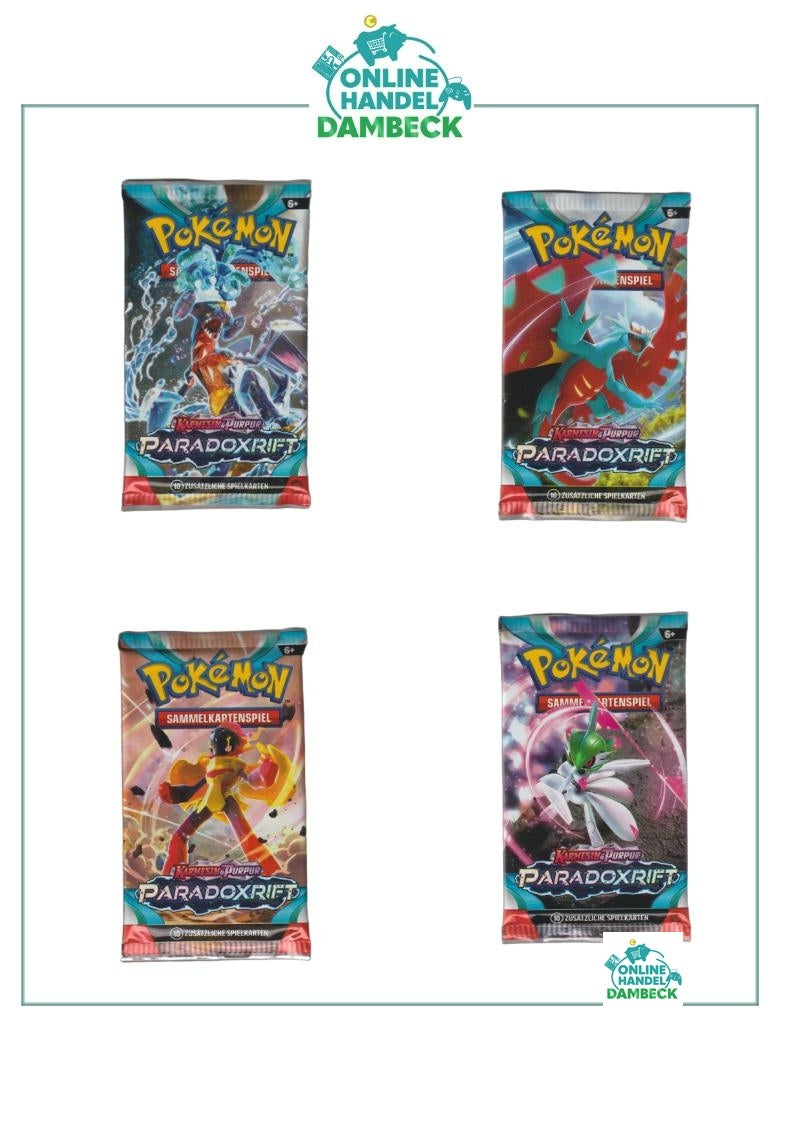 Pokemon Karten De Karmesin & Purpur Paradoxrift, Booster Pack