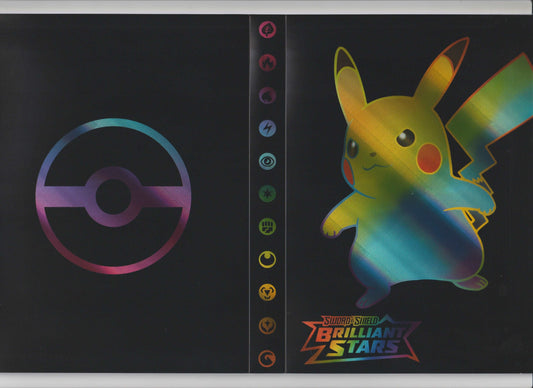 Pokemon Sammelalbum für 240 Karten Portfolio 4-Pocket Sammelkarten Heft Ordner(Pikachu # 3) - Kartenaufbewahrung