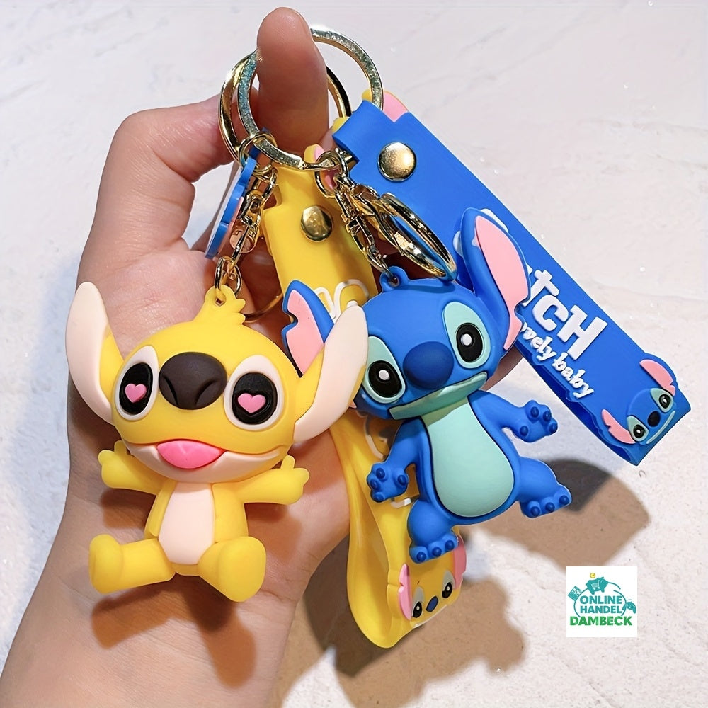 Entzückende Weihnachtsgeschenke Für Mädchen, Lilo & Stitch Schlüsselanhänger, Perfekter Anhänger Für Rucksacktasche