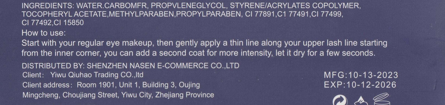 BestLand Color Glitter Eyeliner 09