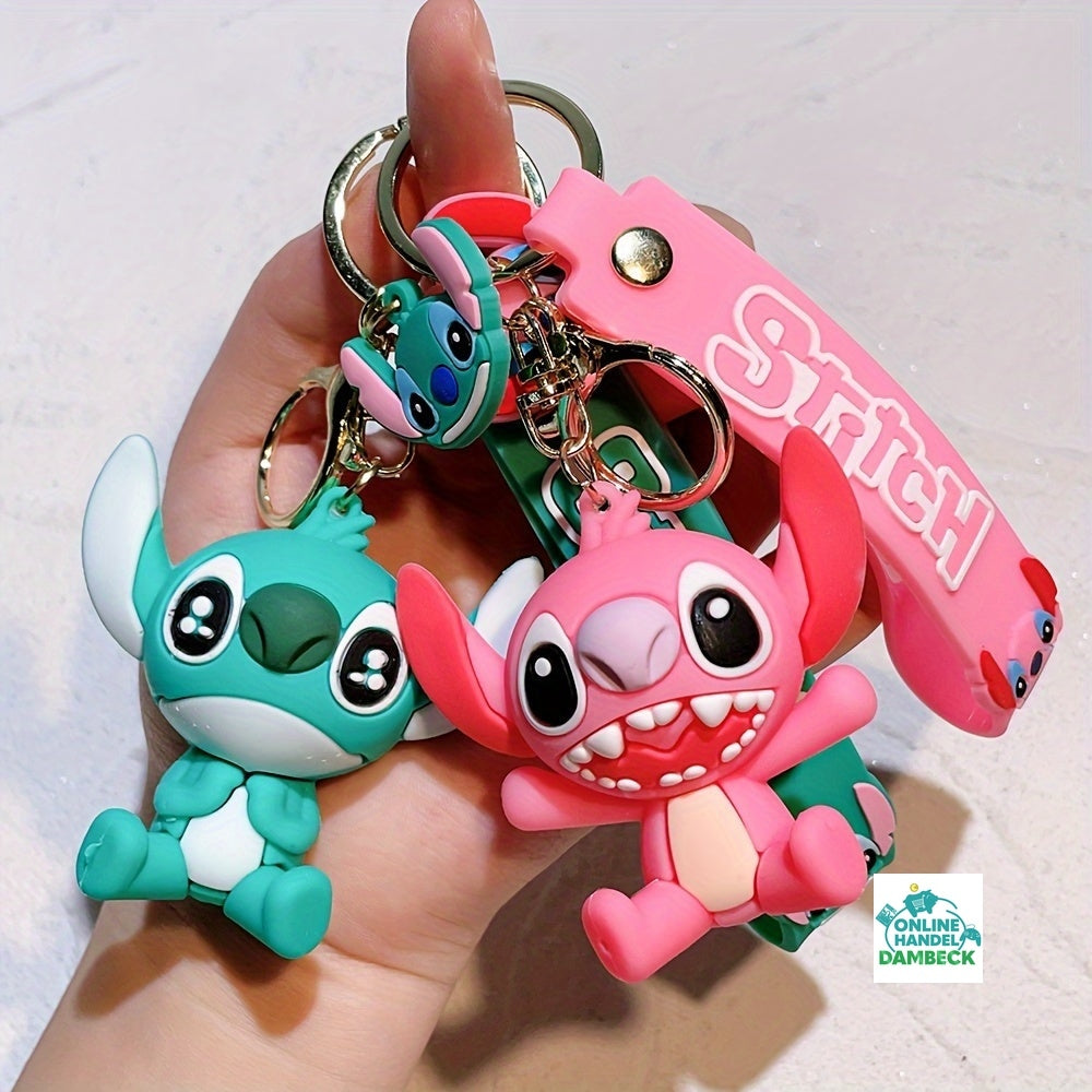 Entzückende Weihnachtsgeschenke Für Mädchen, Lilo & Stitch Schlüsselanhänger, Perfekter Anhänger Für Rucksacktasche