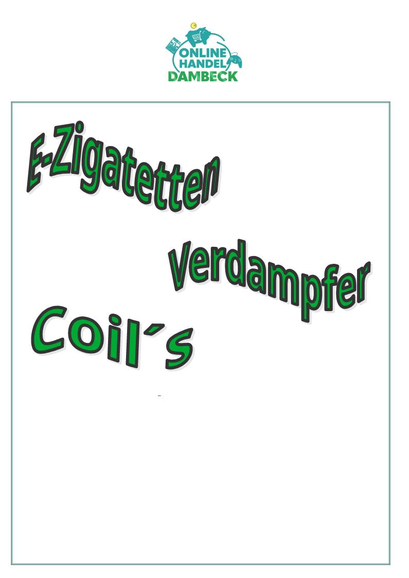 E-Zigaretten und Zubehör