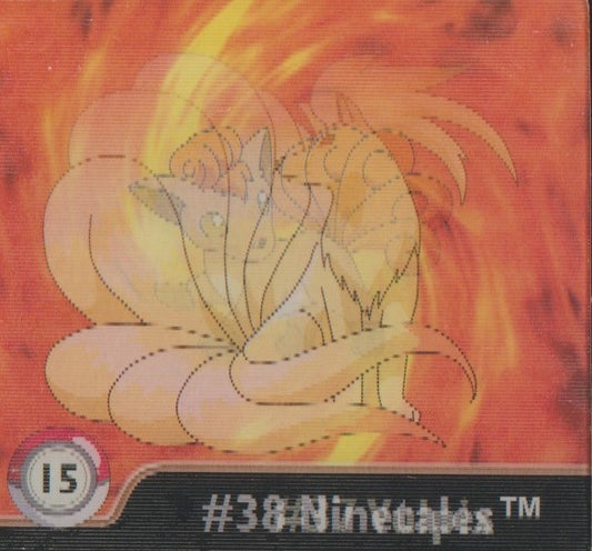 Pokemon Action Flipz Series One, Original # 15 Vulpix/Vulnona