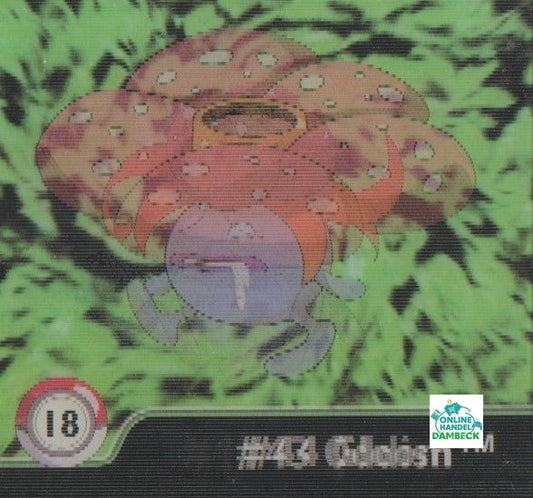 Pokemon Action Flipz Series One, Original # 18 Myrapla/Duflor/Giflor