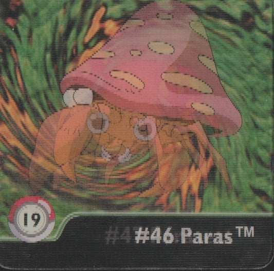 Pokemon Action Flipz Series One, Original # 19 Paras/Parasek