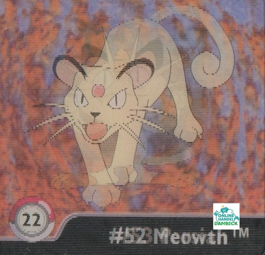 Pokemon Action Flipz Series One, Original # 22 Mauzi/Snobilikat