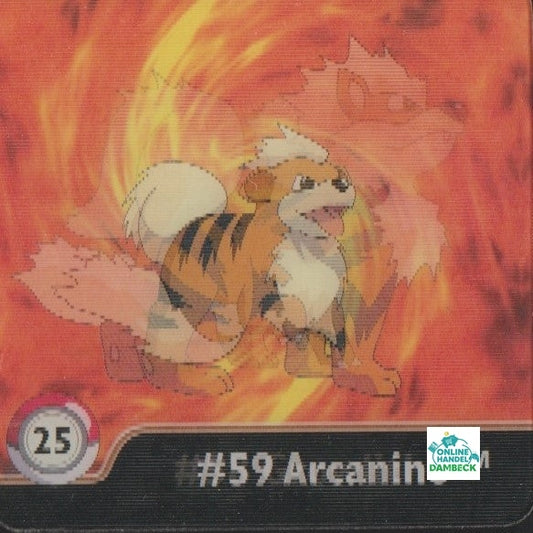 Pokemon Action Flipz Series One, Original # 25 Fukano/Arkani