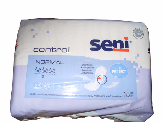 Seni Control (1 x 1 Packung) Inkontinenzeinlage Inkontinenzhilfe Inkontinenzwindel