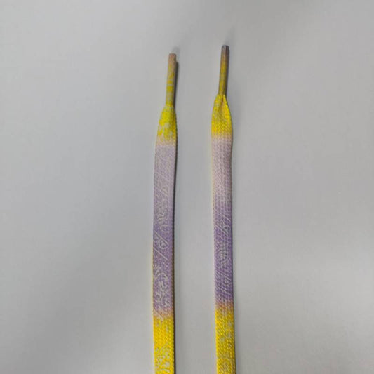 1 Paar leuchtende Schnürsenkel im Dunklen Fluoreszierend Musterschnürsenkel Gelb versch. Farben 120 cm 88233d