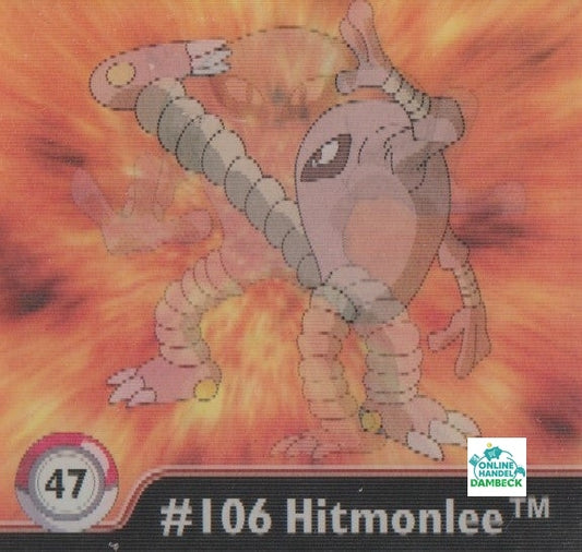 Pokemon Action Flipz Series One, Original # 47 Kicklee