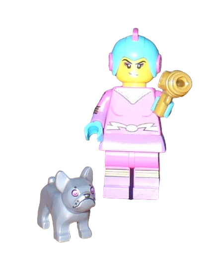 LEGO®71046Minifiguren Serie 26(# 4 Retro Weltraumheldin+Hund)