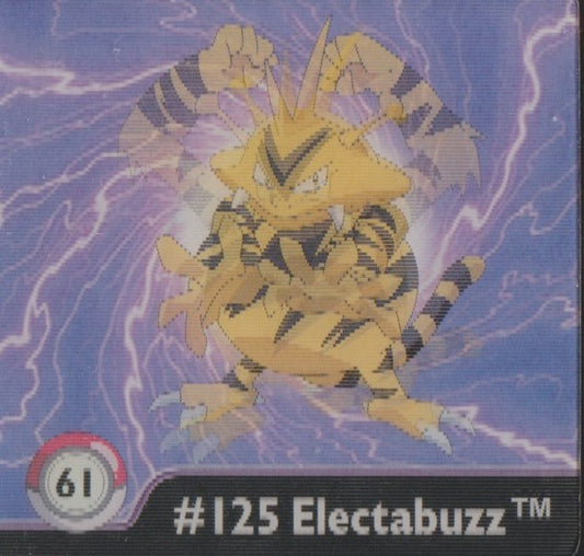 Pokemon Action Flipz Series One, Original, # 61 Elektek