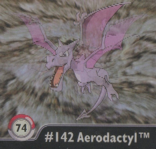 Pokemon Action Flipz Series One, Original, # 74 Aerodactyl