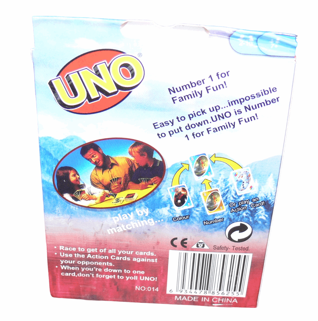 UNO Kartenspiel/Gesellschaftsspiel (UNO Disney Frozen II)