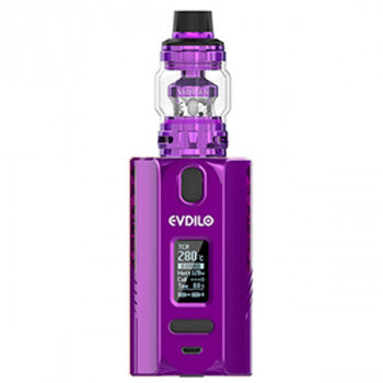 Uwell Evdilo E-Zigaretten Kit lila 200 Watt Akkuträger, Box Mod