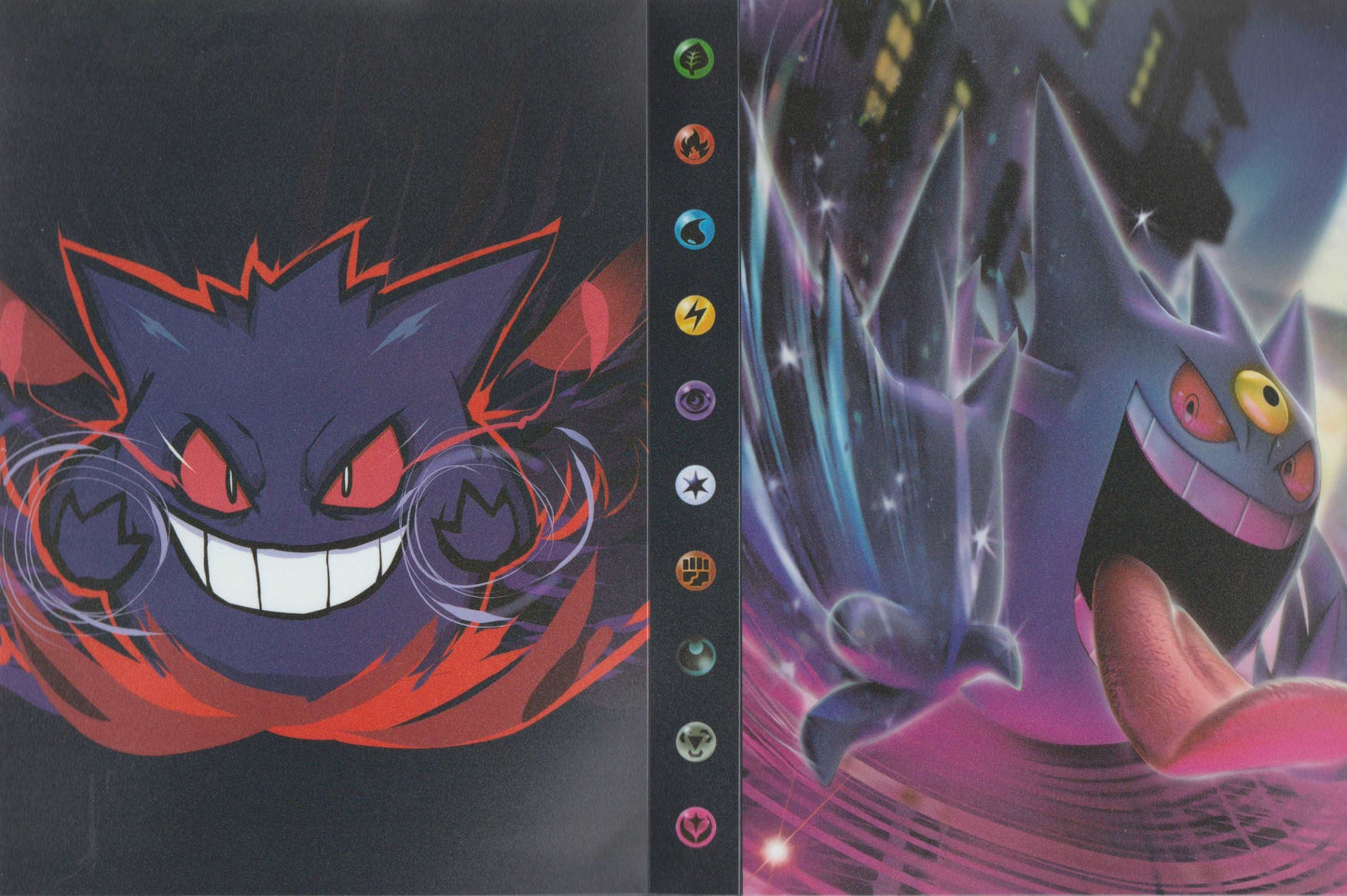 Pokemon Sammelalbum für 240 Karten Portfolio 4-Pocket Sammelkarten Heft Ordner(Gengar # 1)