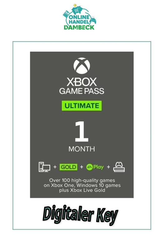 Xbox Game Pass Ultimate -  EU XBOX One / Series X|S / Windows 10 CD Key 1 Monat (NON-STACKABLE)